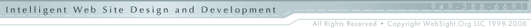 Custom website design and development